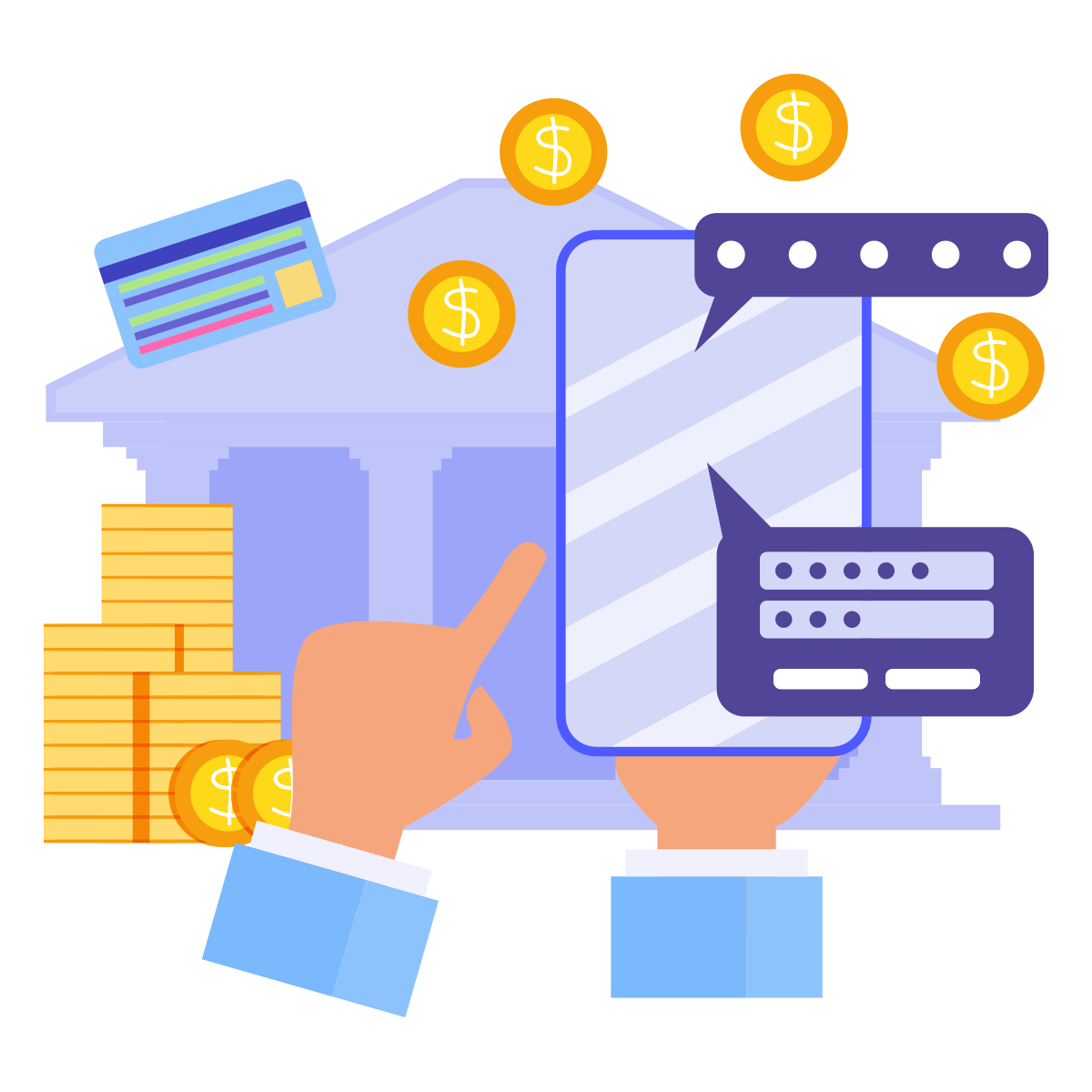 —Pngtree—illustration of online financial transactions_6937274